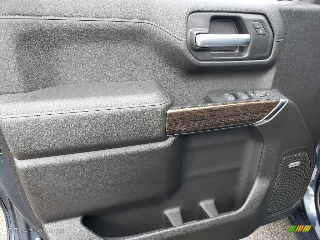 2019 Chevrolet Silverado 1500 RST Double Cab 4WD Jet Black Door Panel Photo #132970656