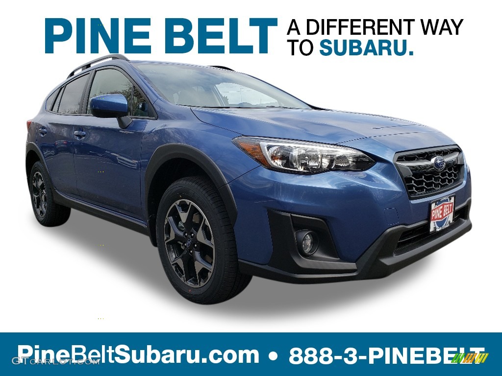 2019 Crosstrek 2.0i Premium - Quartz Blue Pearl / Gray photo #1