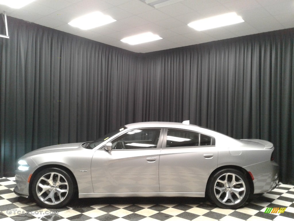 2016 Charger R/T - Billet Silver Metallic / Black photo #1