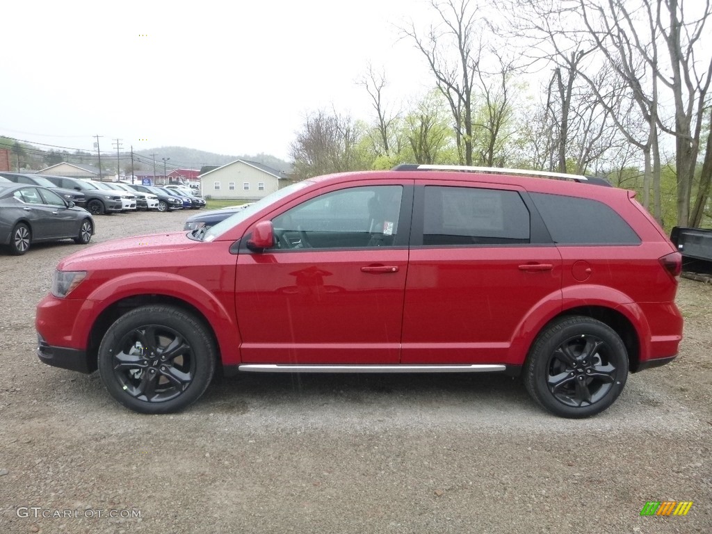 Redline 2 Coat Pearl 2019 Dodge Journey Crossroad AWD Exterior Photo #132973718