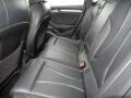 2017 Audi S3 Black/Rock Gray Stitching Interior Rear Seat Photo
