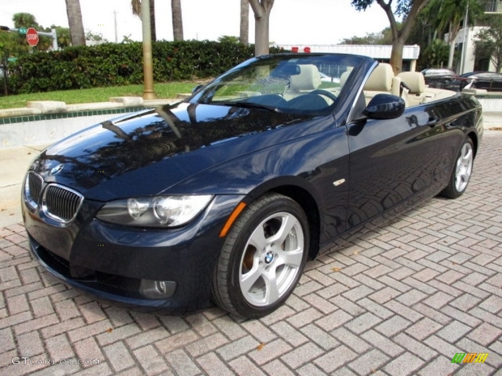 2010 3 Series 328i Convertible - Monaco Blue Metallic / Cream Beige photo #9
