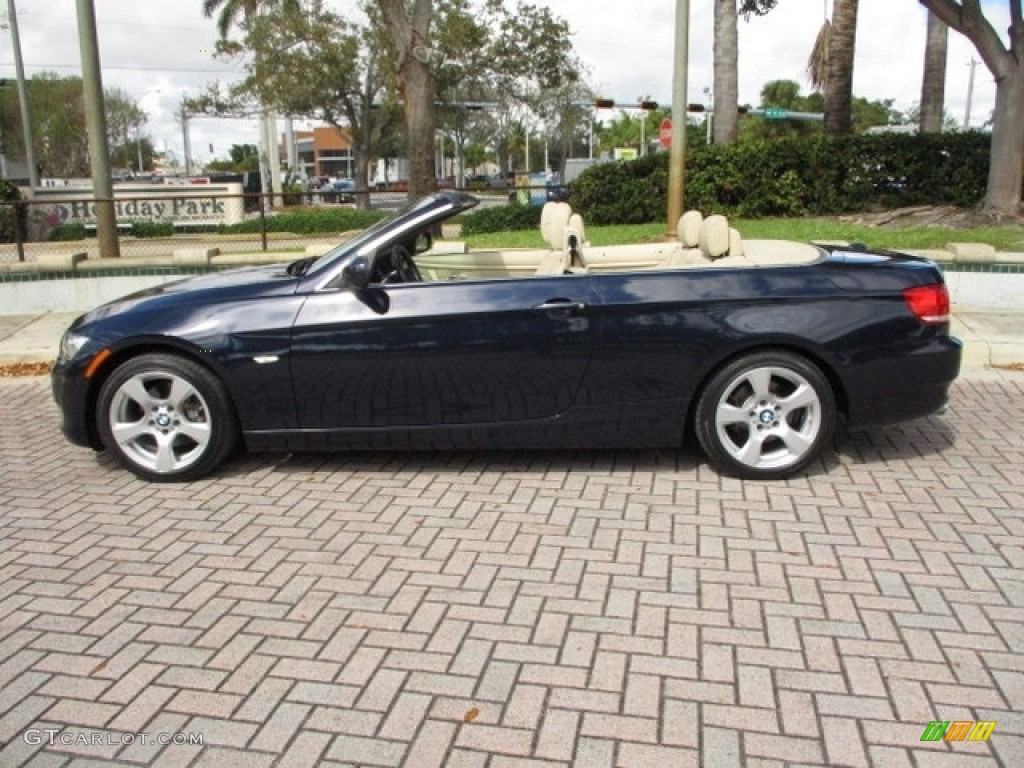 2010 3 Series 328i Convertible - Monaco Blue Metallic / Cream Beige photo #11