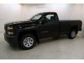 2014 Black Chevrolet Silverado 1500 WT Regular Cab  photo #3