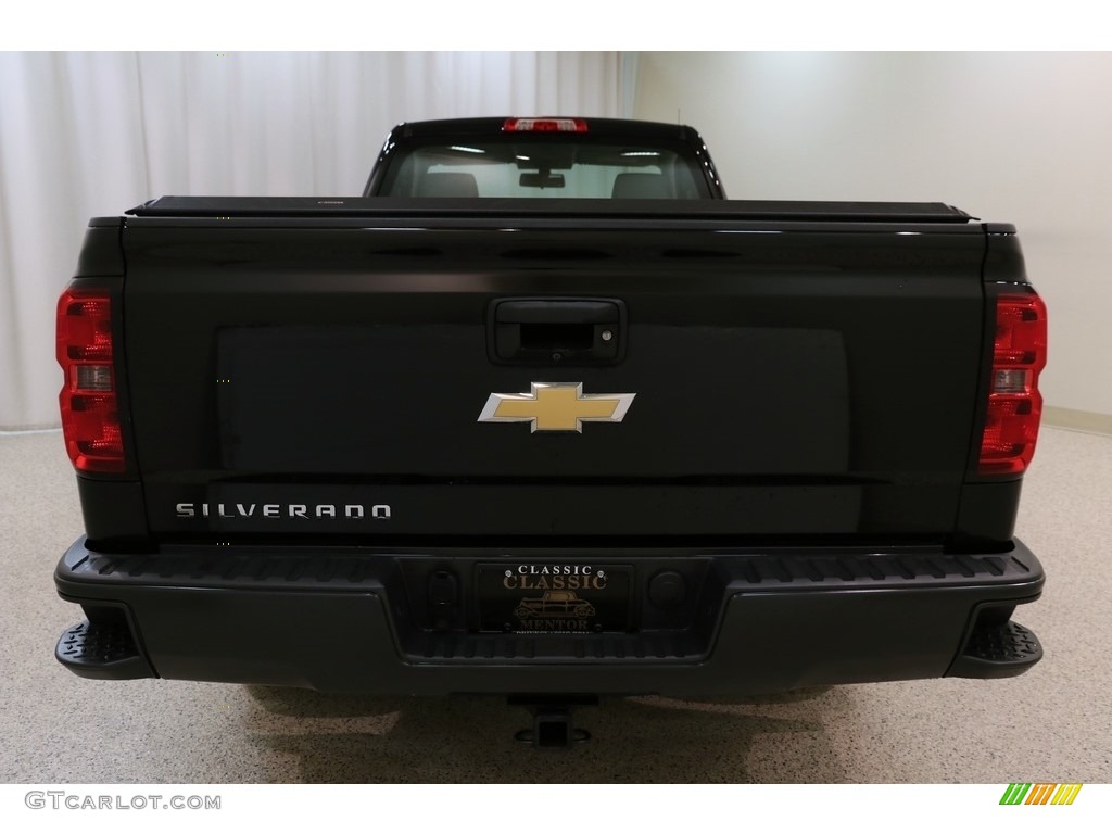 2014 Silverado 1500 WT Regular Cab - Black / Jet Black/Dark Ash photo #14