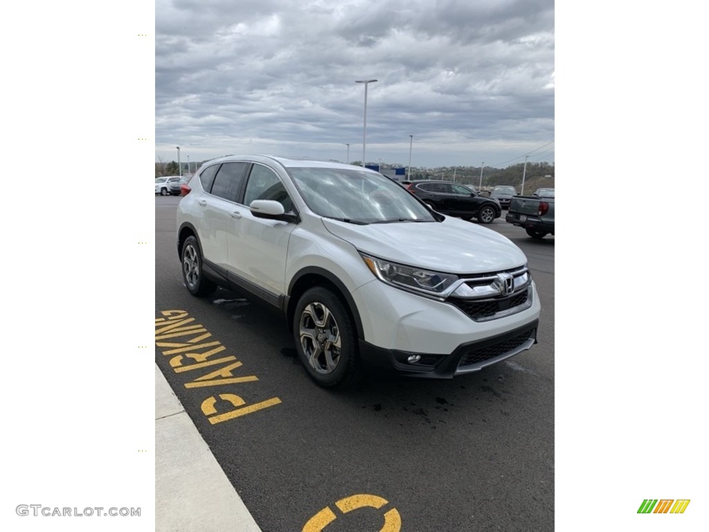 2019 CR-V EX AWD - Platinum White Pearl / Black photo #4