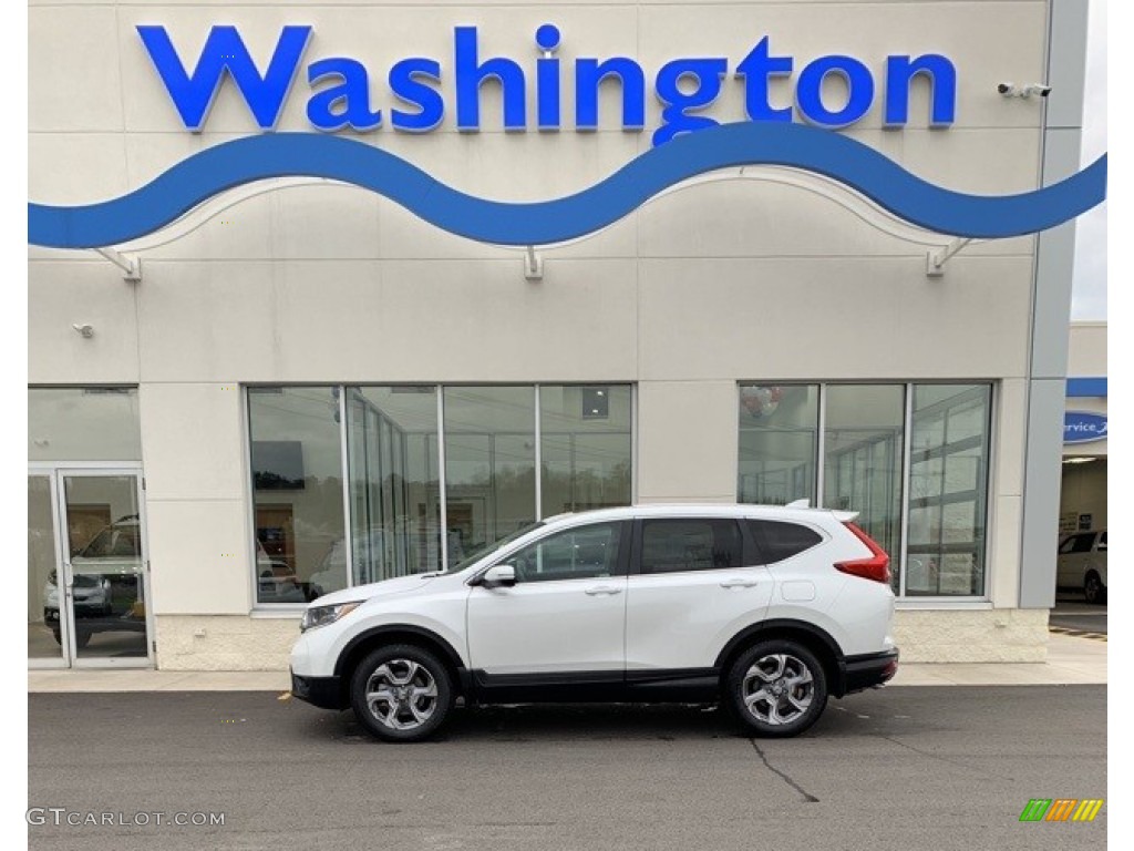 2019 CR-V EX AWD - Platinum White Pearl / Black photo #1