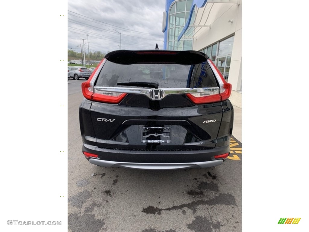 2019 CR-V EX-L AWD - Crystal Black Pearl / Gray photo #6