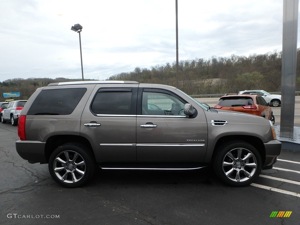 2012 Escalade Luxury AWD - Mocha Steel Metallic / Ebony/Ebony photo #4