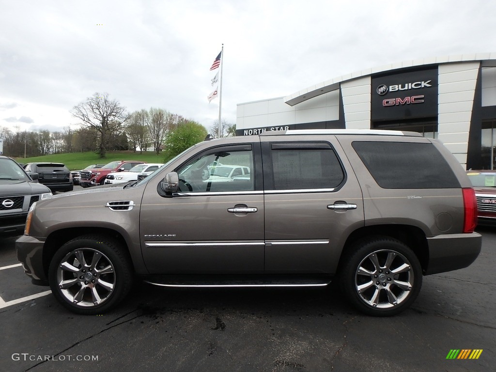 2012 Escalade Luxury AWD - Mocha Steel Metallic / Ebony/Ebony photo #12