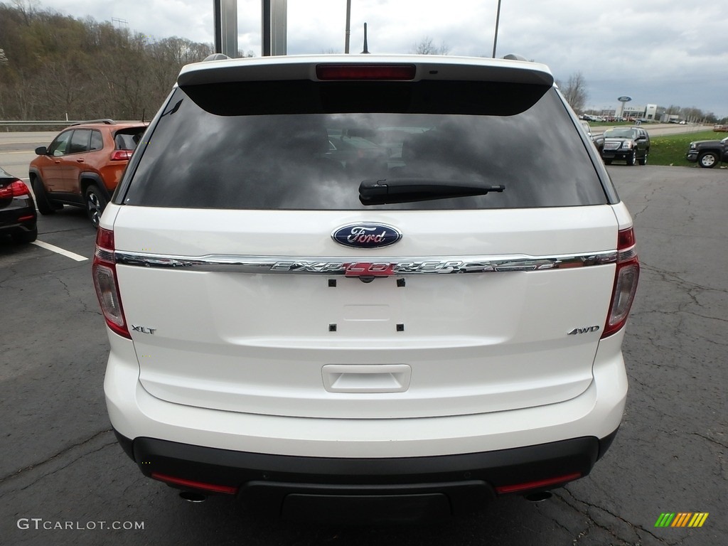 2012 Explorer XLT 4WD - White Platinum Tri-Coat / Charcoal Black photo #11