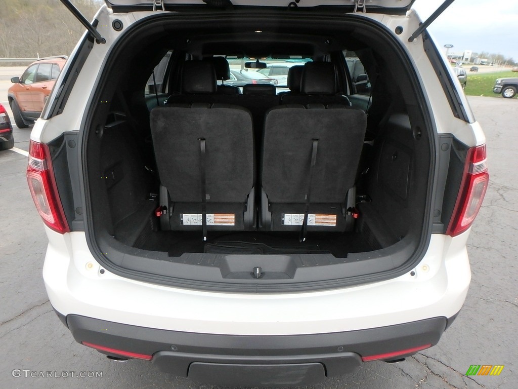 2012 Explorer XLT 4WD - White Platinum Tri-Coat / Charcoal Black photo #12