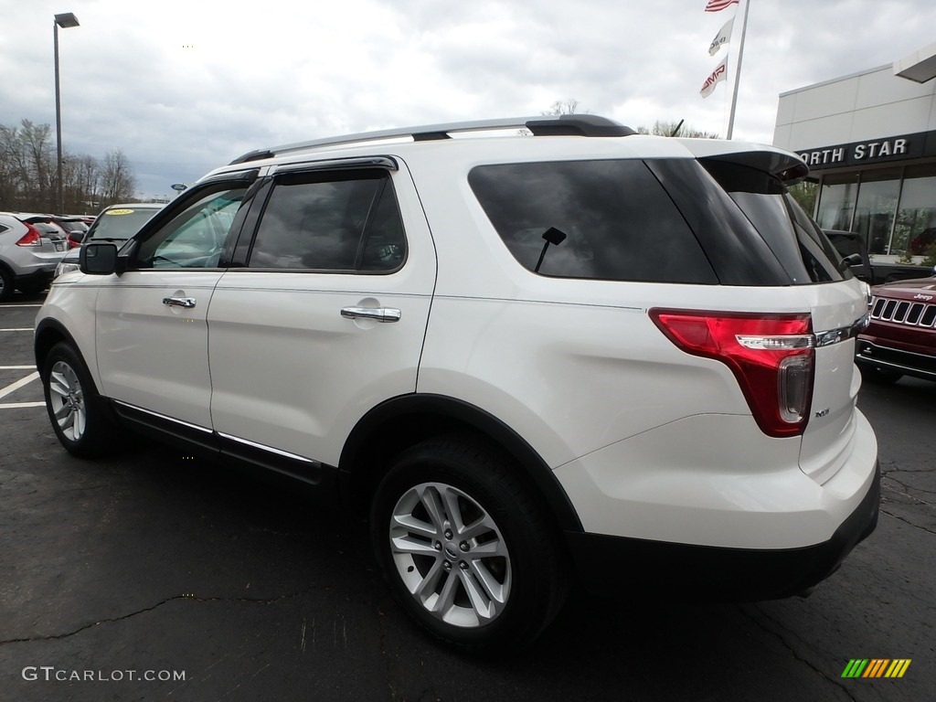 2012 Explorer XLT 4WD - White Platinum Tri-Coat / Charcoal Black photo #13