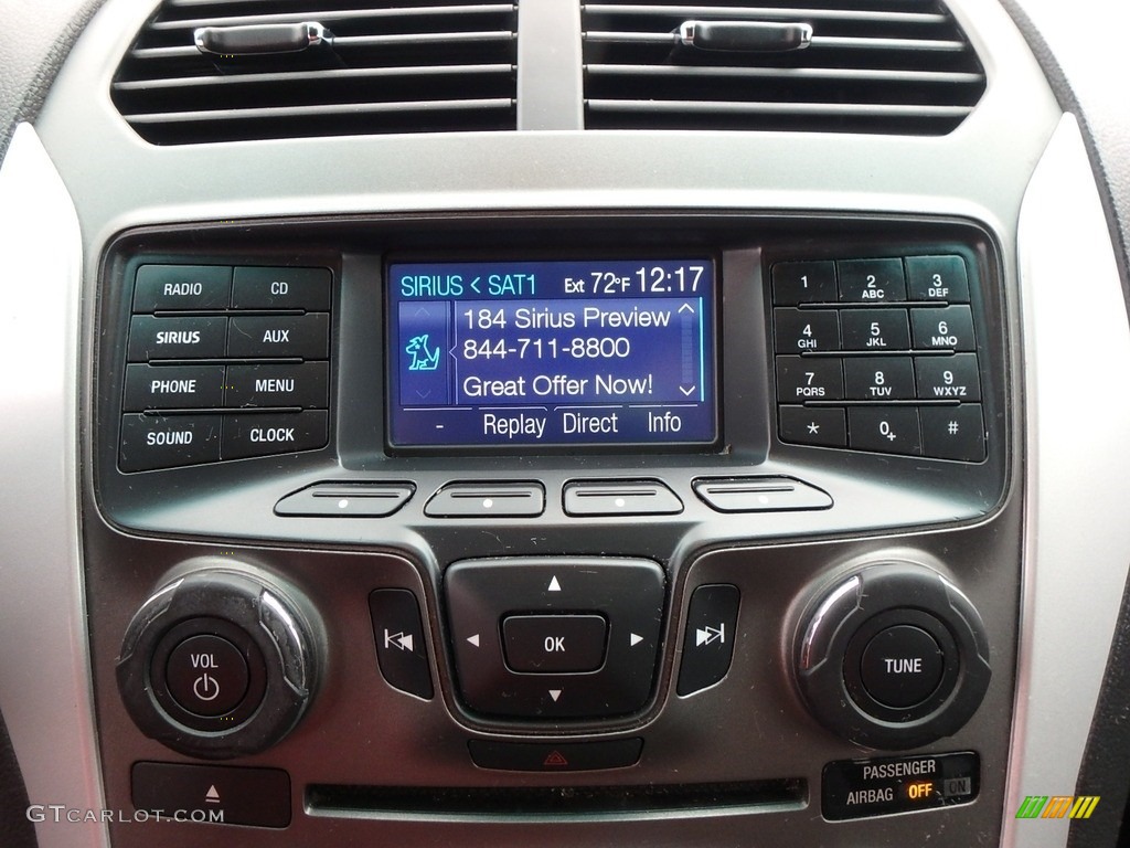2012 Explorer XLT 4WD - White Platinum Tri-Coat / Charcoal Black photo #29