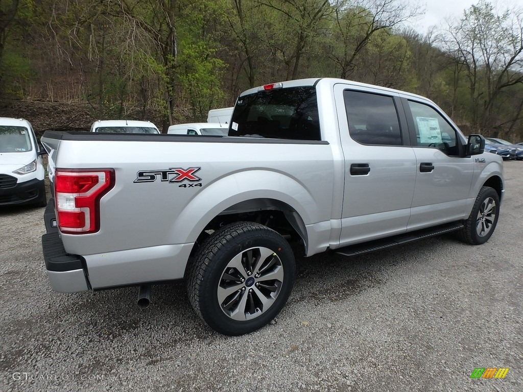 Ingot Silver 2019 Ford F150 STX SuperCrew 4x4 Exterior Photo #132977606
