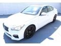 2015 Moonlight White Infiniti Q50 S 3.7  photo #4