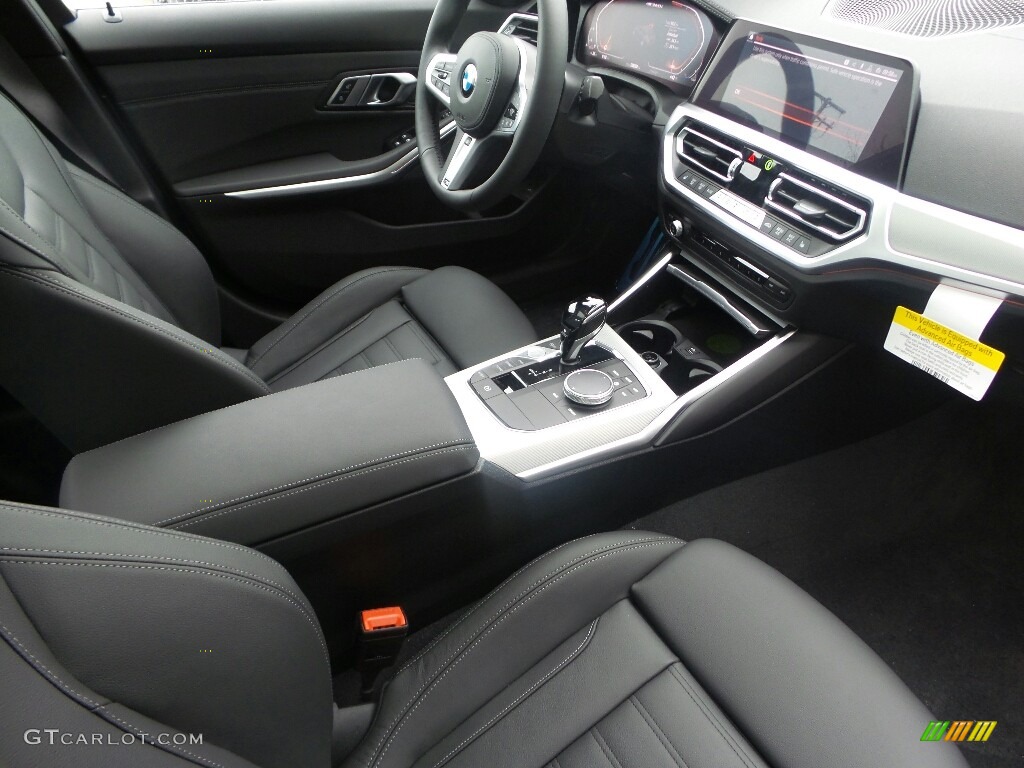Black Interior 2020 BMW 3 Series M340i xDrive Sedan Photo #132980576