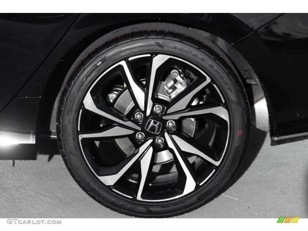 2019 Civic Si Sedan - Crystal Black Pearl / Black photo #11