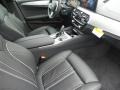 2019 BMW 5 Series Black Interior Front Seat Photo