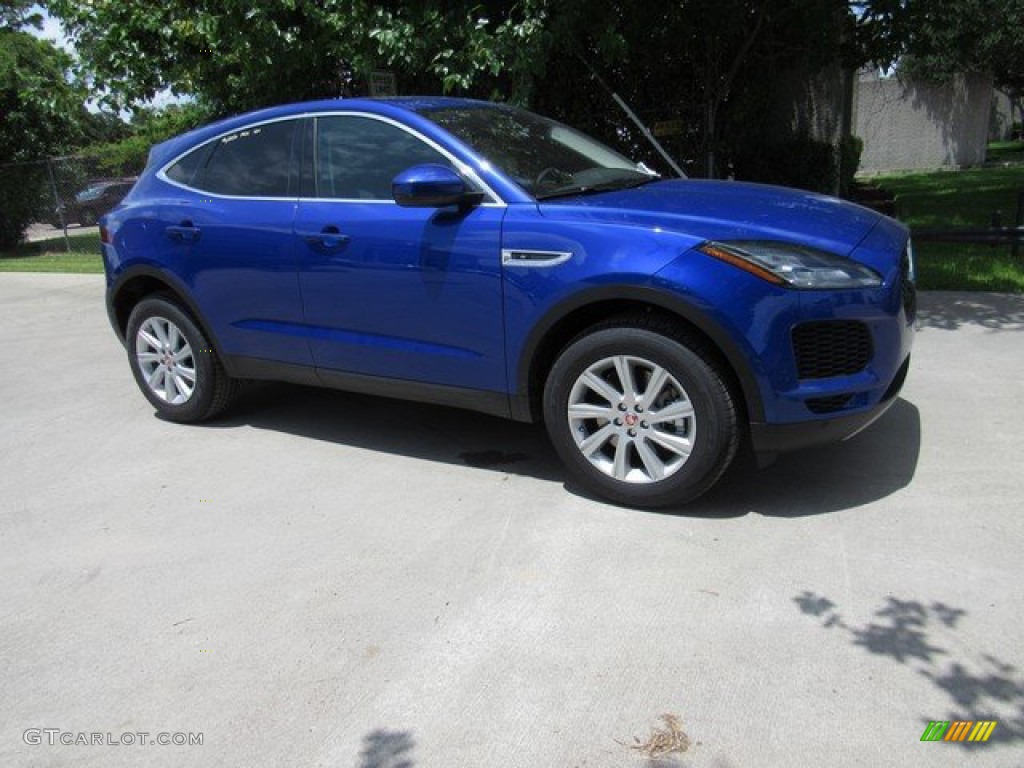 2018 E-PACE S - Caesium Blue Metallic / Ebony/Ebony photo #1