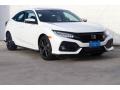 White Orchid Pearl 2019 Honda Civic Sport Touring Hatchback