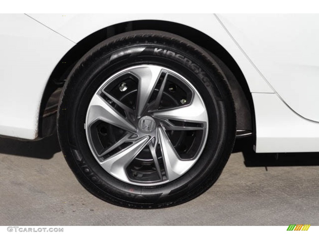 2019 Civic LX Sedan - Platinum White Pearl / Ivory photo #11