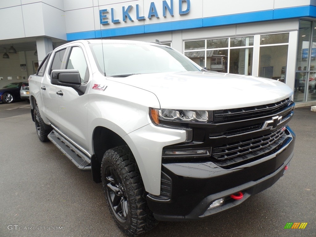 2019 Silverado 1500 LT Z71 Trail Boss Crew Cab 4WD - Silver Ice Metallic / Jet Black photo #7