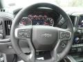 Jet Black Steering Wheel Photo for 2019 Chevrolet Silverado 1500 #132986336