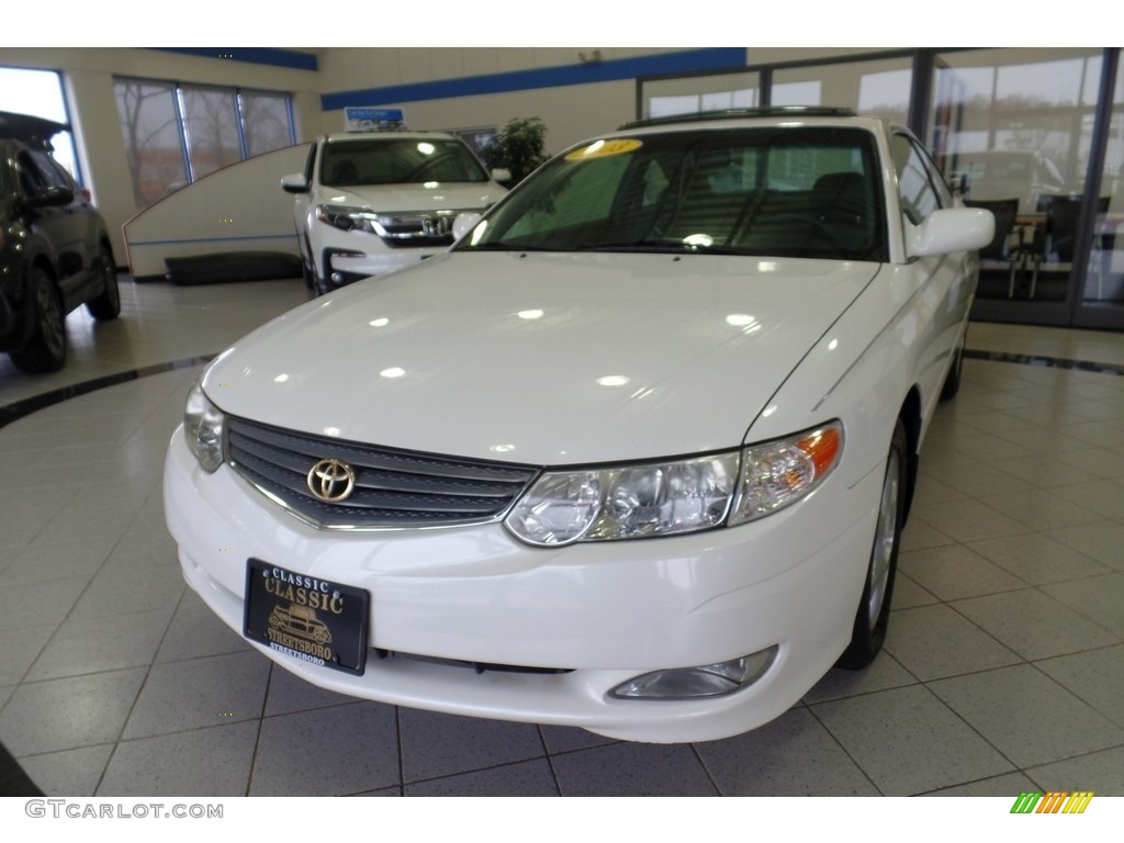 2003 Solara SLE V6 Coupe - Diamond White Pearl / Ivory photo #1