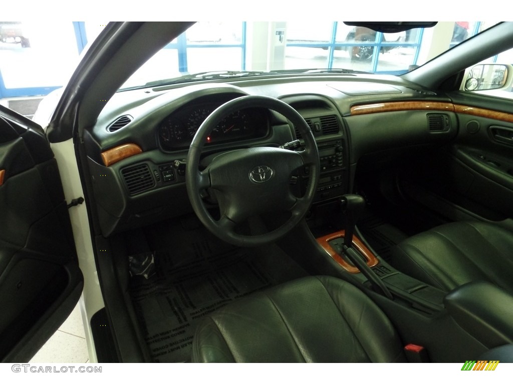 2003 Solara SLE V6 Coupe - Diamond White Pearl / Ivory photo #15