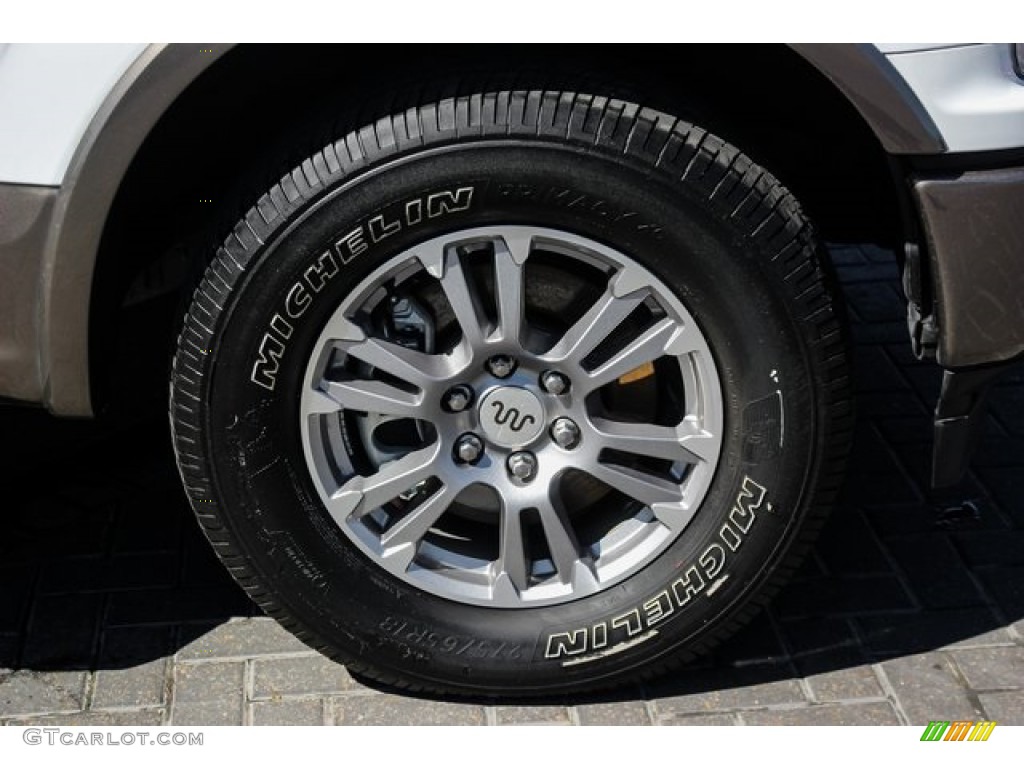 2018 F150 King Ranch SuperCrew 4x4 - White Gold / Dark Marsala photo #10