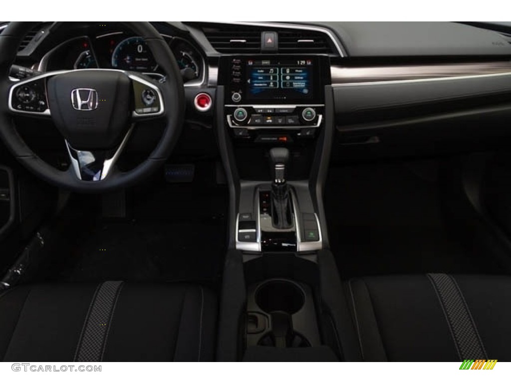 2019 Honda Civic EX Sedan Black Dashboard Photo #132989807