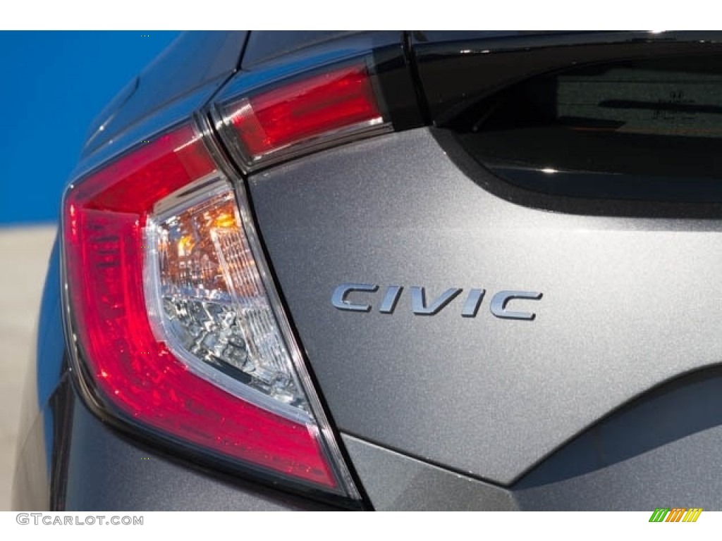 2019 Civic Sport Hatchback - Polished Metal Metallic / Black photo #7