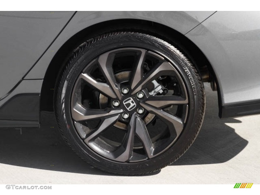 2019 Civic Sport Hatchback - Polished Metal Metallic / Black photo #13
