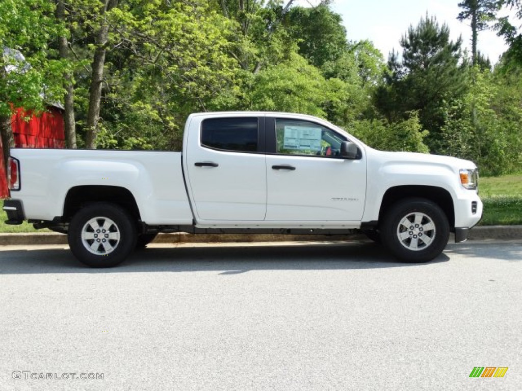 Summit White 2019 GMC Canyon Crew Cab Exterior Photo #132991356