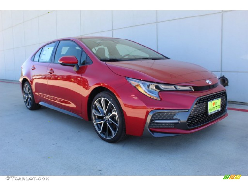 Barcelona Red Metallic 2020 Toyota Corolla SE Exterior Photo #132991551