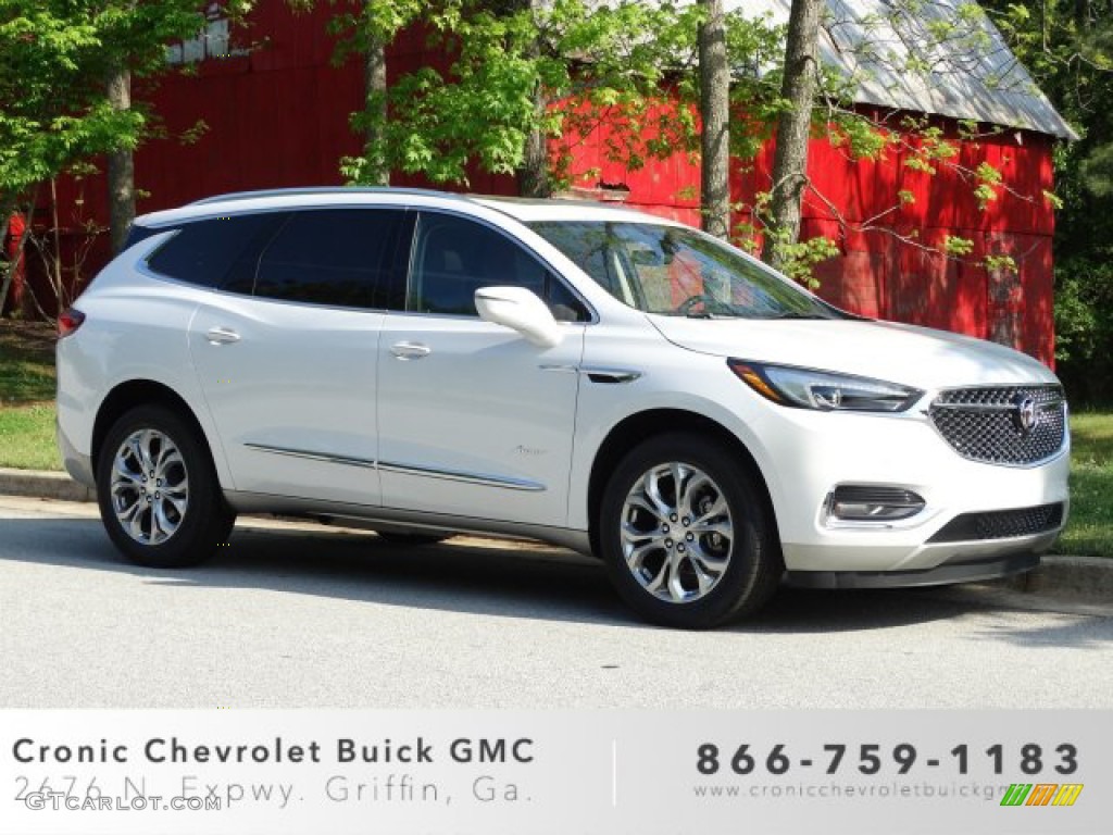 White Frost Tricoat Buick Enclave