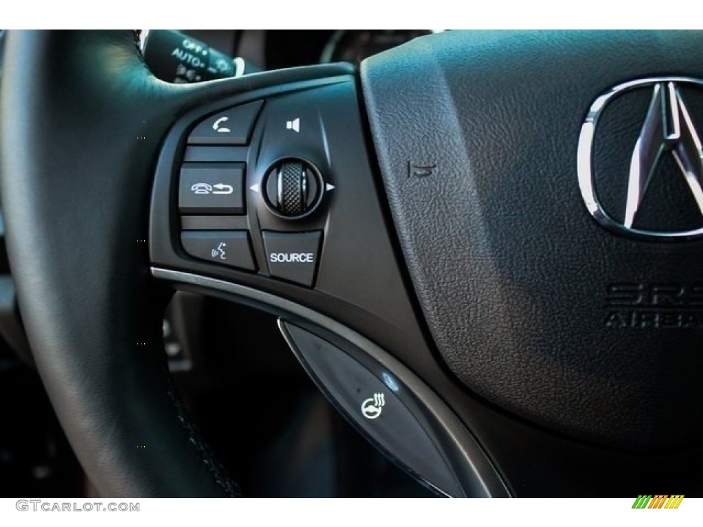 2019 Acura MDX Advance Espresso Steering Wheel Photo #132992724