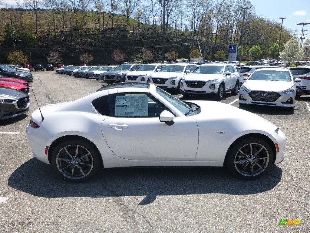 2019 MX-5 Miata RF Grand Touring - Snowflake White Pearl Mica / Black photo #1