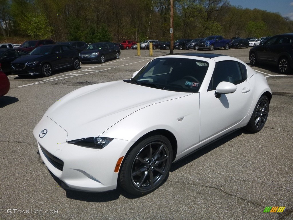 Snowflake White Pearl Mica 2019 Mazda MX-5 Miata RF Grand Touring Exterior Photo #132996531