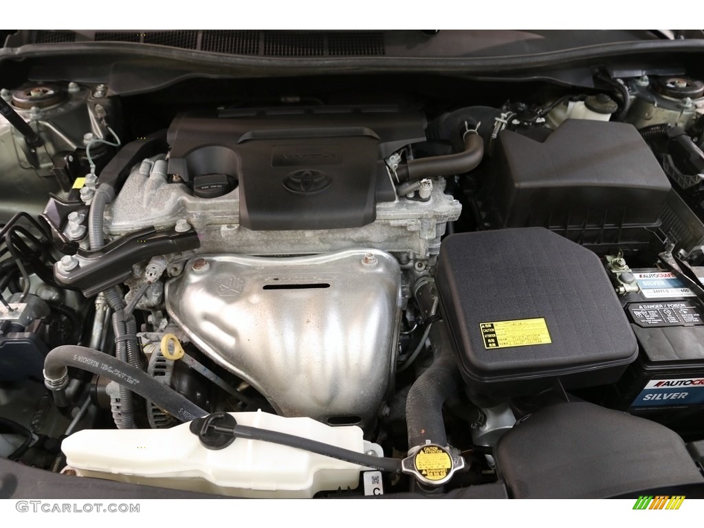 2014 Camry LE - Cypress Pearl / Ivory photo #17