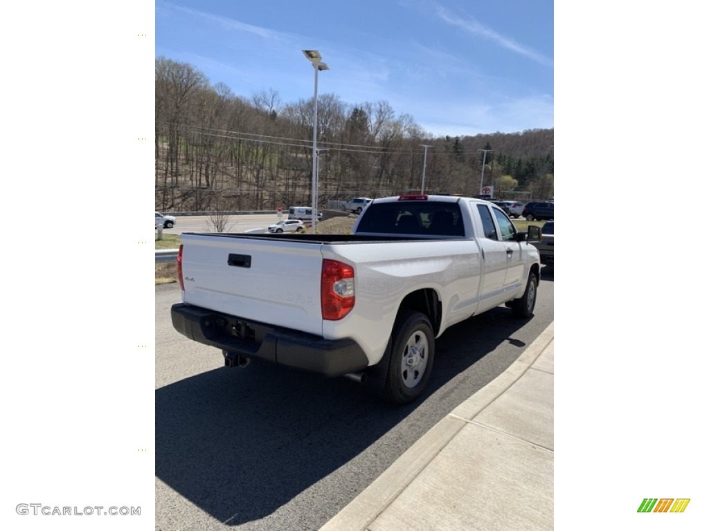 2019 Tundra SR Double Cab 4x4 - Super White / Graphite photo #4