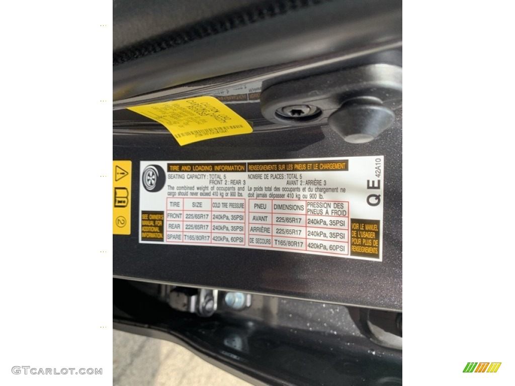2019 Toyota RAV4 LE Info Tag Photos