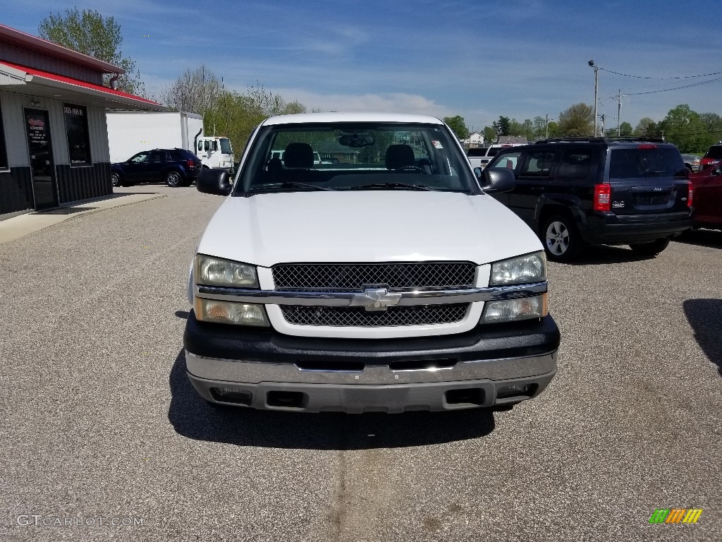 2004 Silverado 1500 Z71 Regular Cab 4x4 - Summit White / Dark Charcoal photo #2