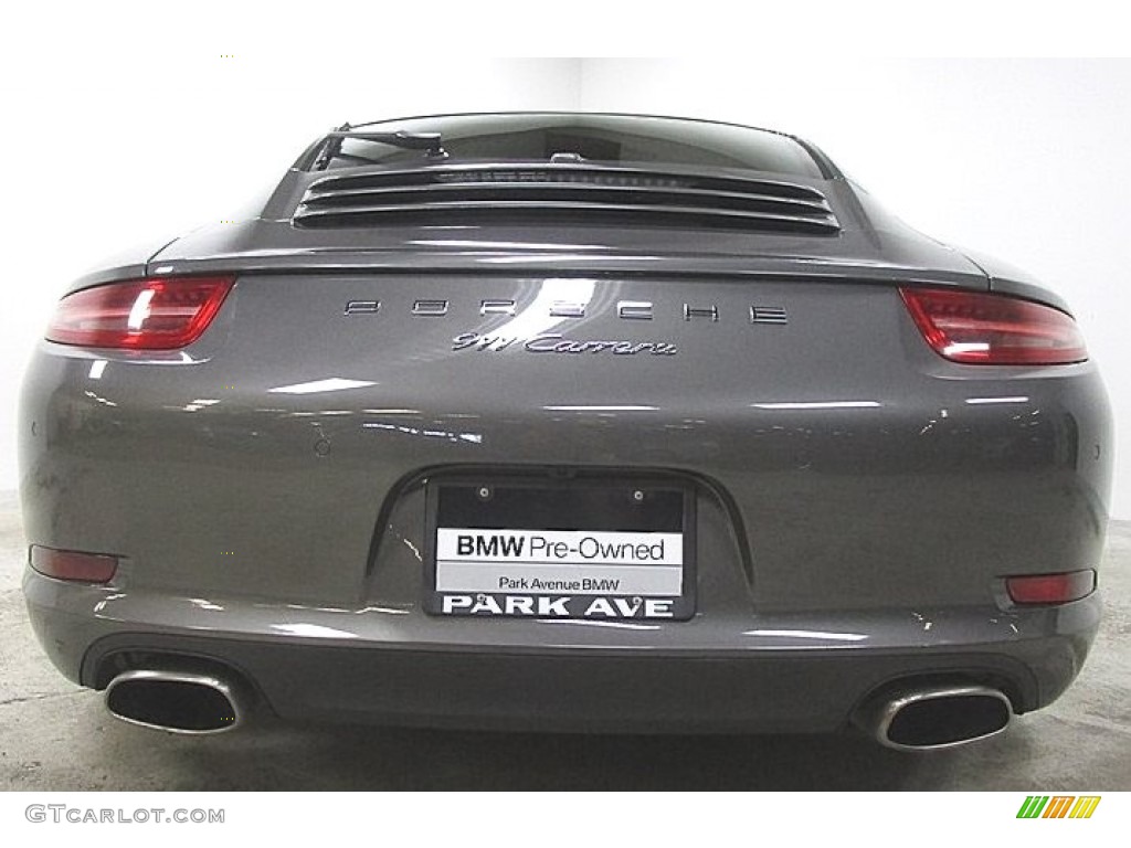 2015 911 Carrera Coupe - Agate Grey Metallic / Black photo #1