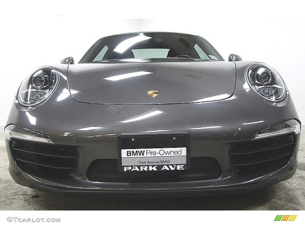 2015 911 Carrera Coupe - Agate Grey Metallic / Black photo #2