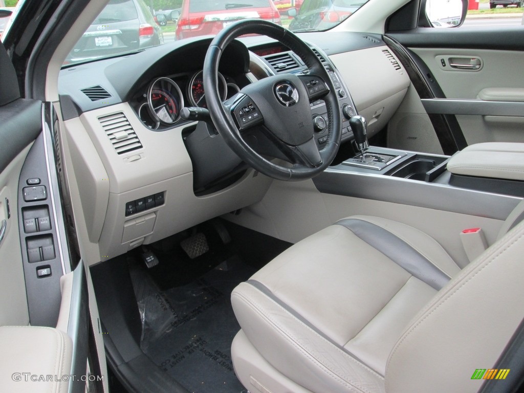 2010 CX-9 Sport AWD - Brilliant Black / Sand photo #12