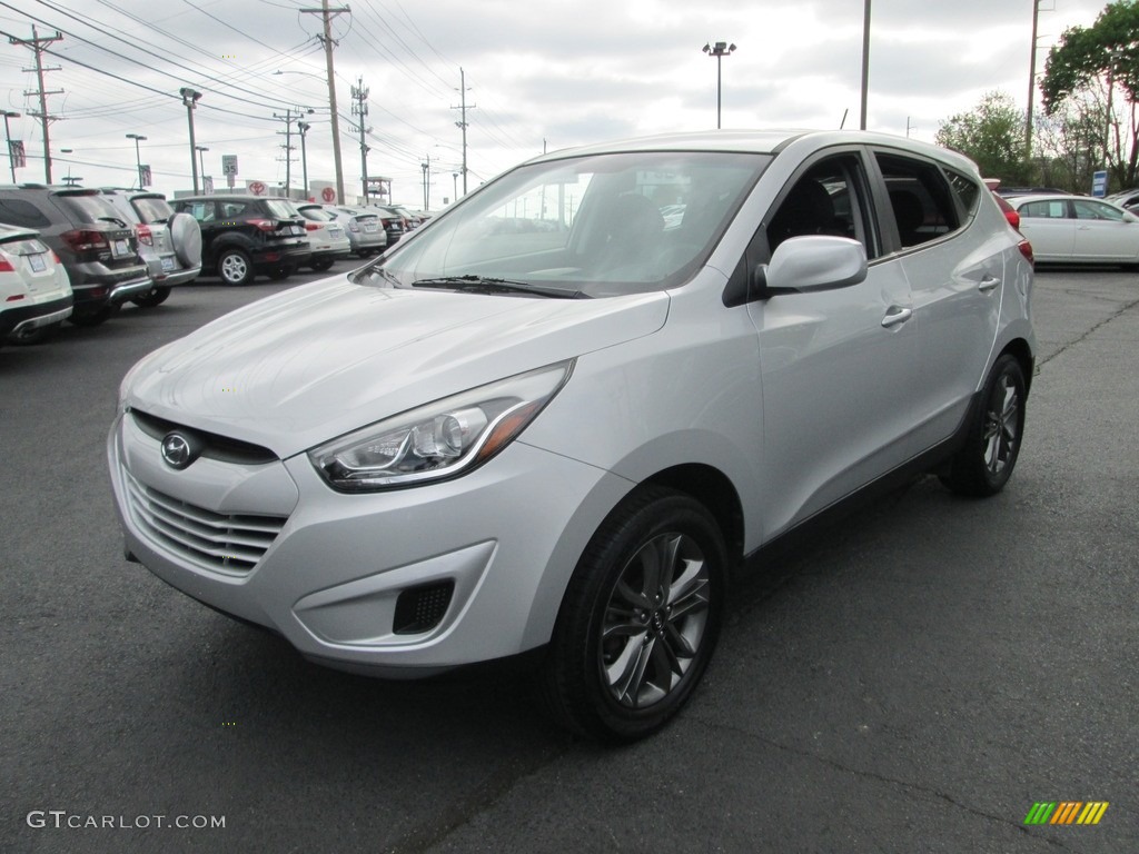 2015 Tucson GLS AWD - Diamond Silver / Black photo #2