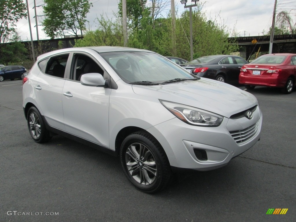 2015 Tucson GLS AWD - Diamond Silver / Black photo #4