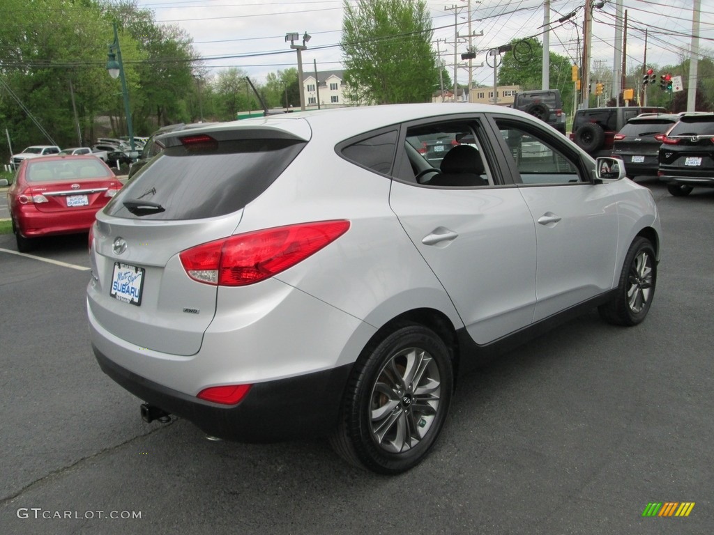2015 Tucson GLS AWD - Diamond Silver / Black photo #6